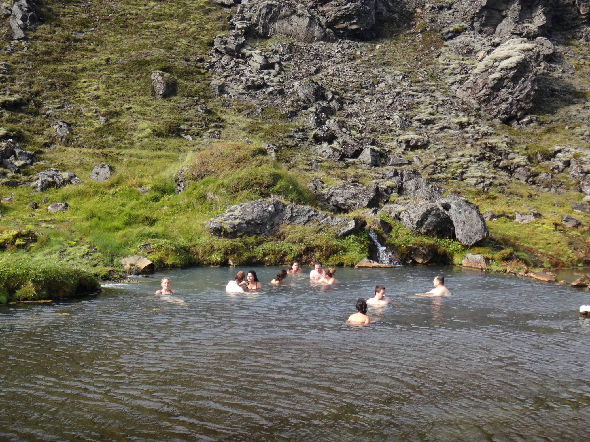 hot spring Landmannalaugar Iceland